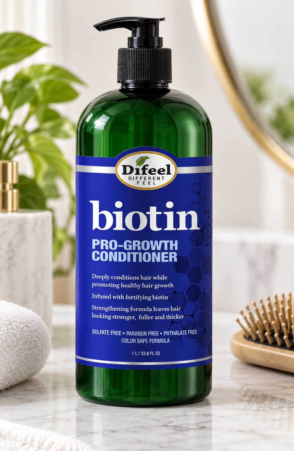 Difeel Pro-Growth Biotin Conditioner for Hair Growth 33.8 oz. - Conditioner