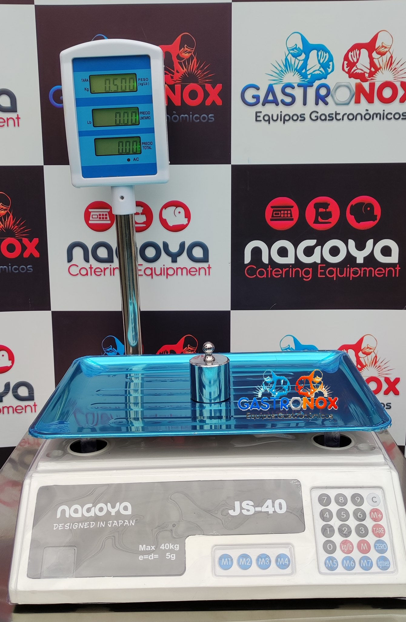 BALANZA NAGOYA 40 KG CON TORRE (JS-40)