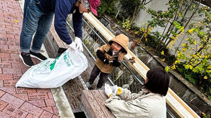 第3土曜は馬場川で朝活!11月もCCC(Cleanup & Coffee Club)を開催しました。