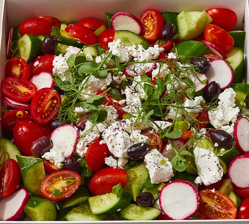 Arranged Food and Objects