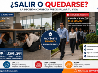 Qué hacer en caso de terremoto