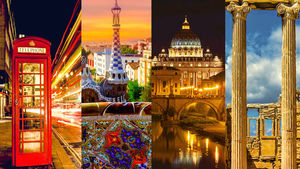 4-in-1! Fly to Italy, Greece, Spain, England and back from $446!