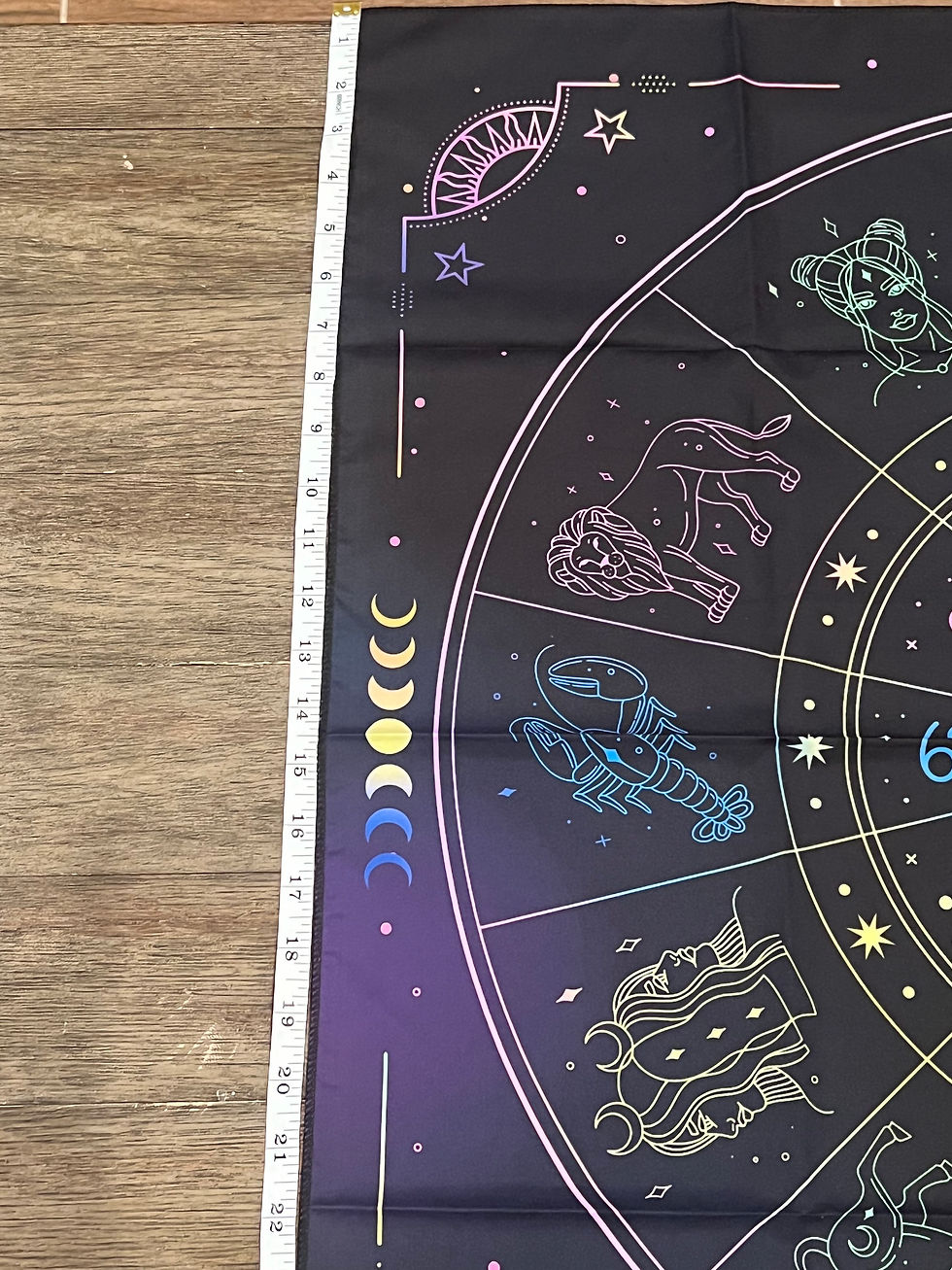 Thumbnail: Tarots Tablecloth | 12 Constellations Divination Altar Cloth | Fortune Astrology