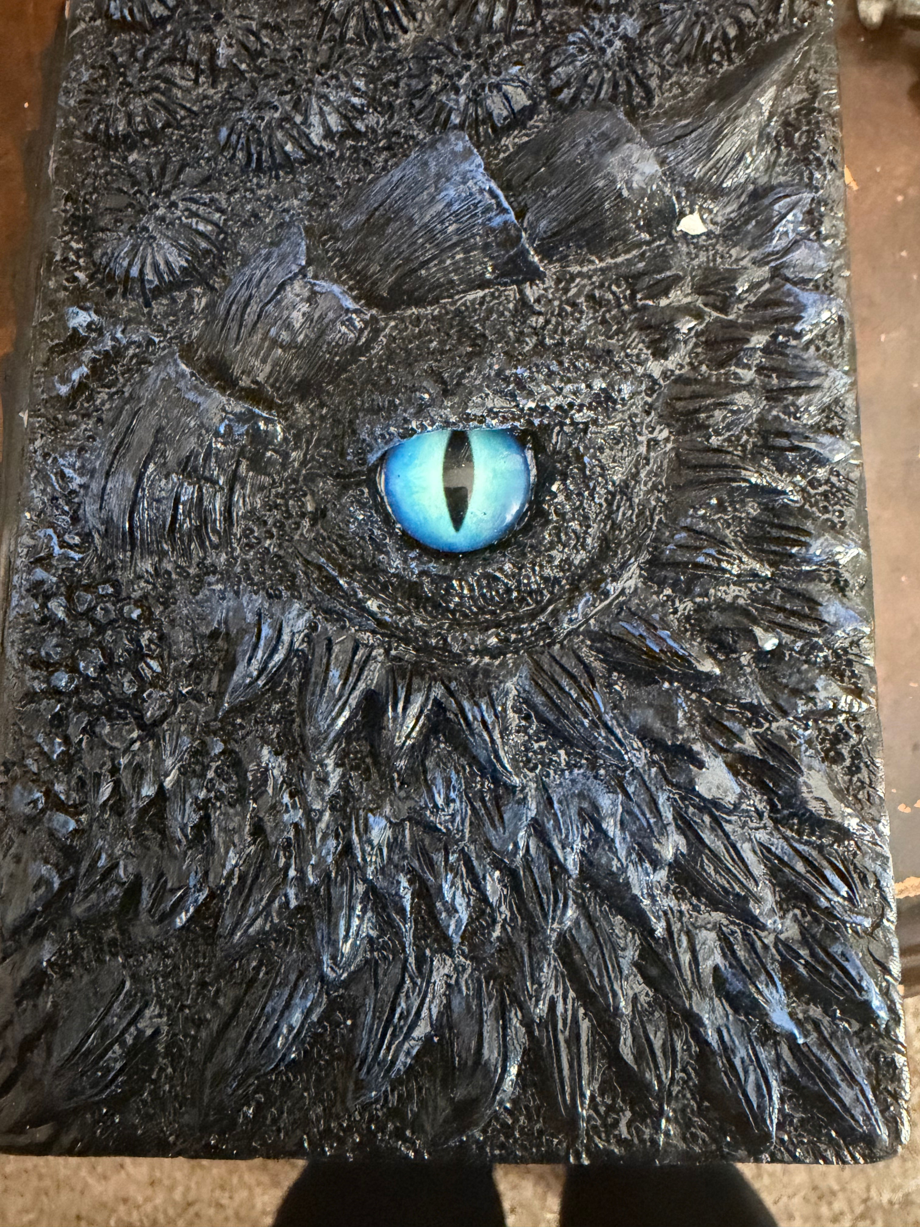 Heavy Blue Dragon Journal / Book Of Shadows / Grimoire/ Spell Journal