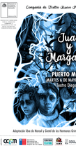 Mayo 2025: Afiche "Juan y Margarita" en Puerto Montt - Afiche: Carlos Galdames - Ilustración: Sebastián Escalona.