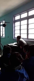 2018: "Marea Roja" en la Escuela Pedro Aguirre Cerda - Islas Huichas, Región de Aysén, Chile | Registro: Teatro Huevo