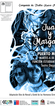 Mayo 2025: Afiche "Juan y Margarita" en Puerto Montt - Afiche: Carlos Galdames - Ilustración: Sebastián Escalona.