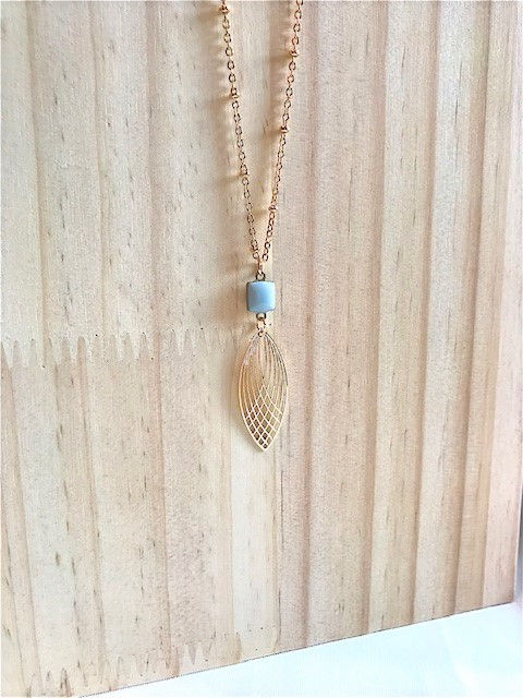 Collier Lisette gris