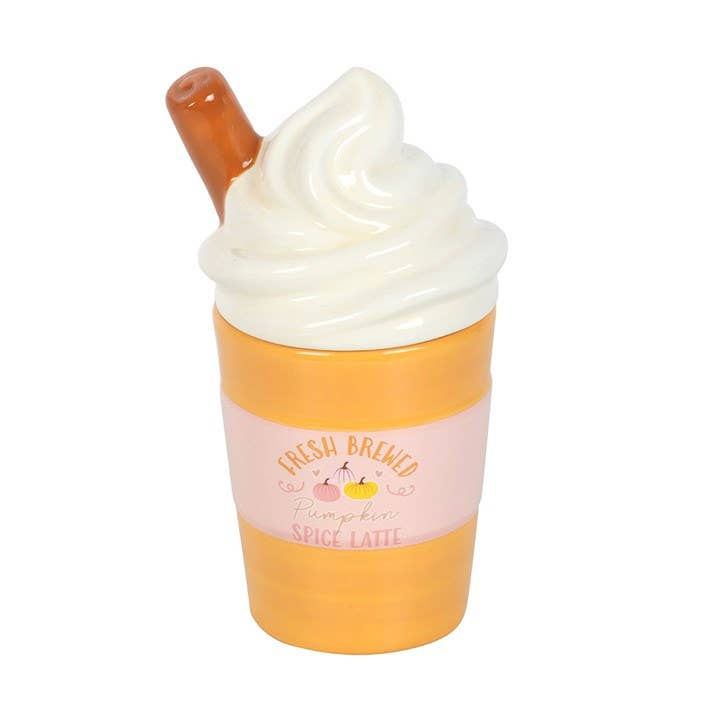 Pumpkin spice latte ceramic oil burner & wax warmer