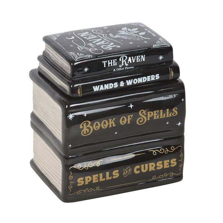 Book of spells ceramic oil burner & wax warmer