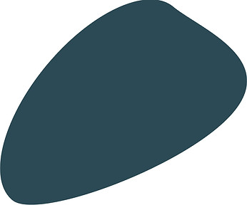 dark teal shape