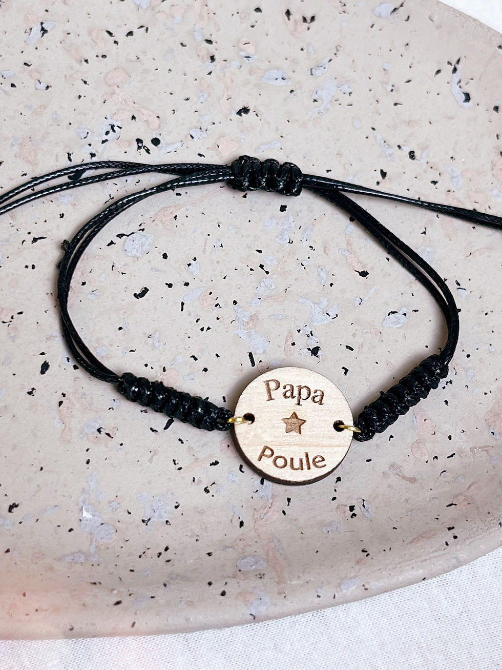 BRACELET CORDON "PAPA POULE"