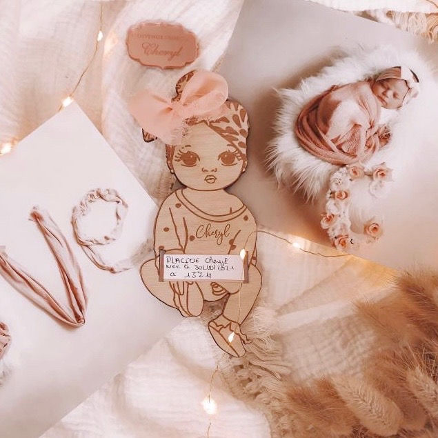 PORTE BRACELET NAISSANCE "MA JOLIE POUPEE"
