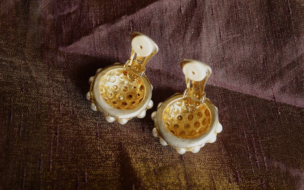 Miniature : Boucles d'oreilles multi perles