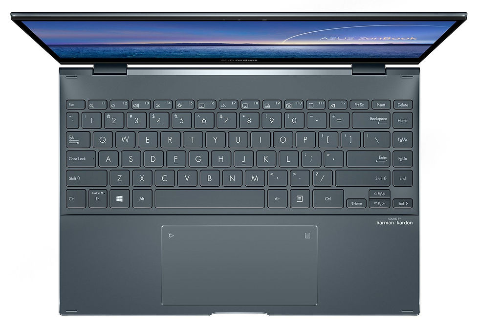 Thumbnail: Лаптоп Asus - Zenbook Flip 13 UX363EA, 13.3", FHD, i5, сив