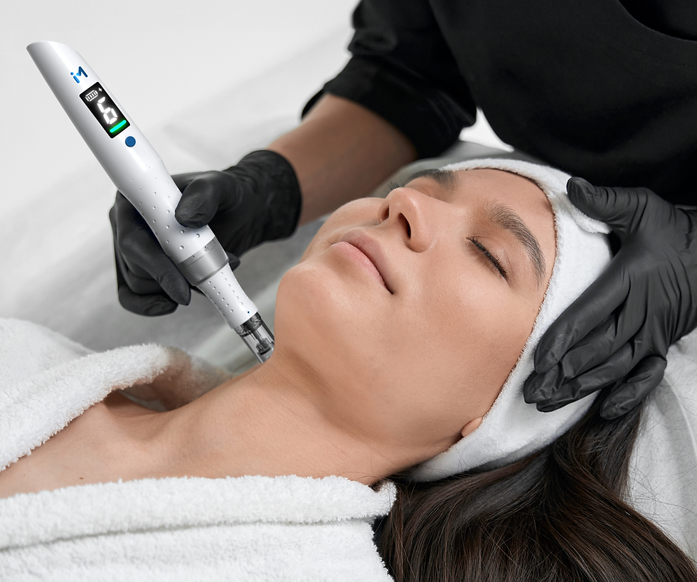 microneedling on the face