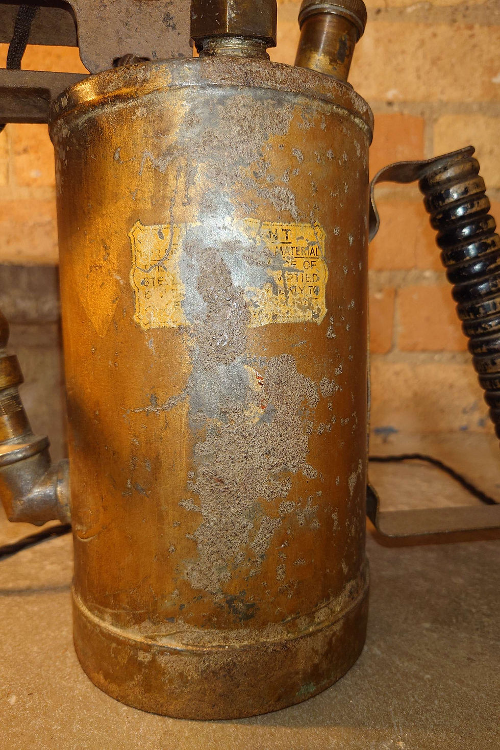 Thumbnail: Giant antique blowtorch upcycled lamp