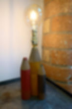 Pencil vintage lamp