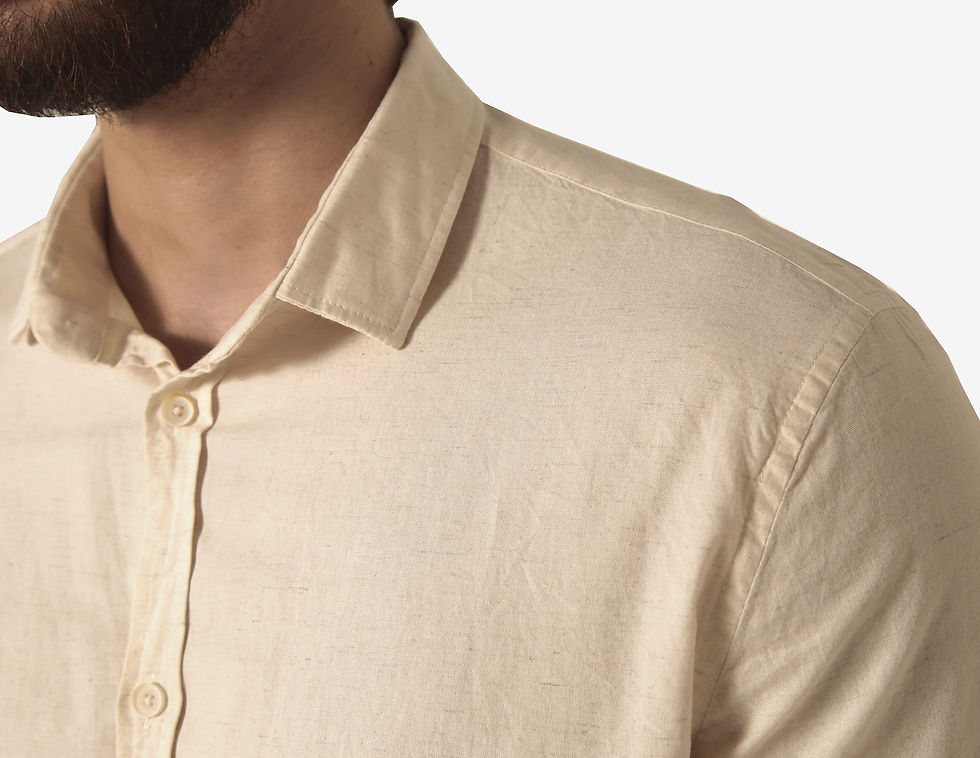 Miniatura: Camisa Social Natural - Linho