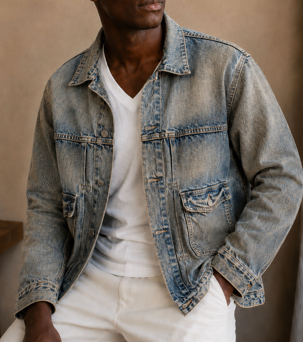 RRL Lot 071 Trucker Denim Jacket