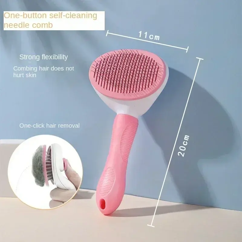 Miniatura: Escova Removedora de Pelos para Cães e Gatos – Desembaraça, Massageia