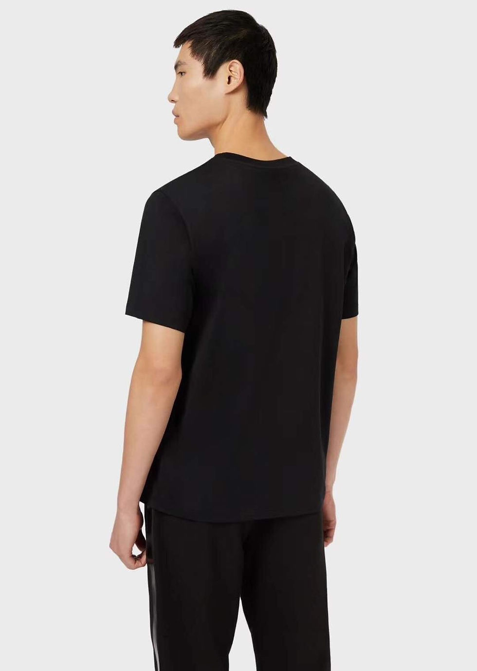 縮圖：阿玛尼 弹力棉印花Logo短袖T恤