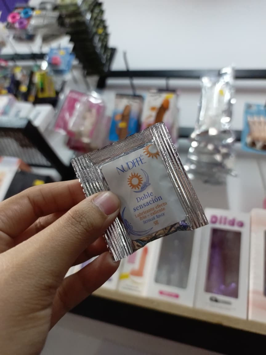 LUBRICANTE DOBLE SENSACION EN SOBRE