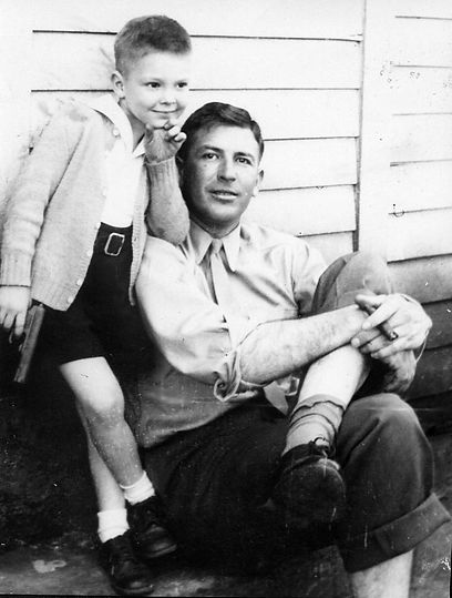 John Edgar Foster and John Watkins Foster, ca. 1945