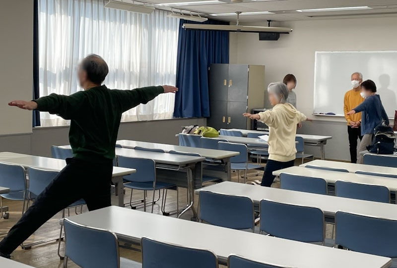 早春の光を浴びてマブーの歩き方教室@東京調布