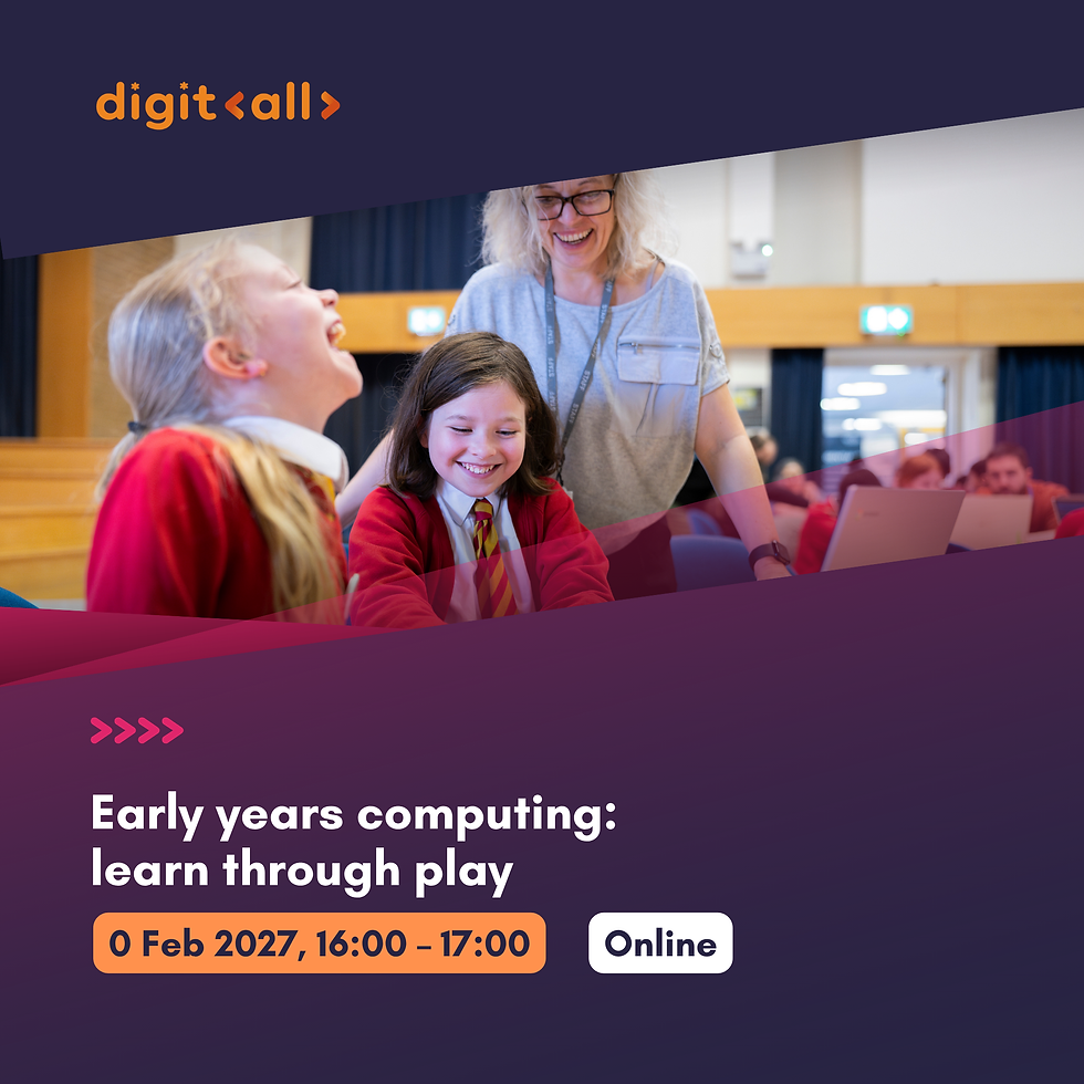 Early Years Computing: Learn through play
