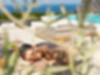 Woman relaxing at Canaves Oia Epitome Spa