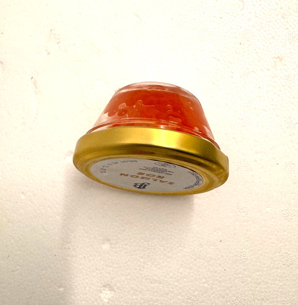 Premium Fresh Salmon Roe Ikura in 50g Glass Jar