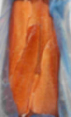 Displayed Salmon fillet