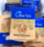 Fresh brown crab meat packaged for delivery.