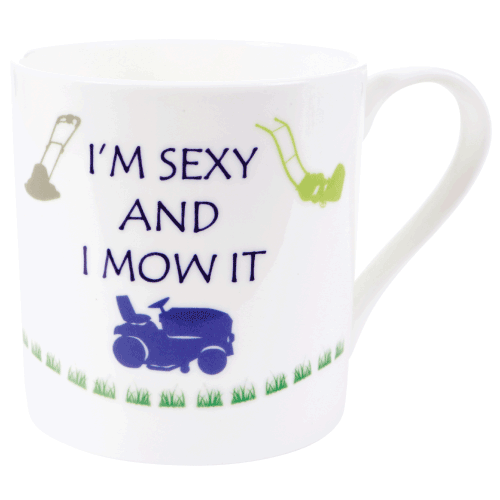 Popular lawn mowing mug