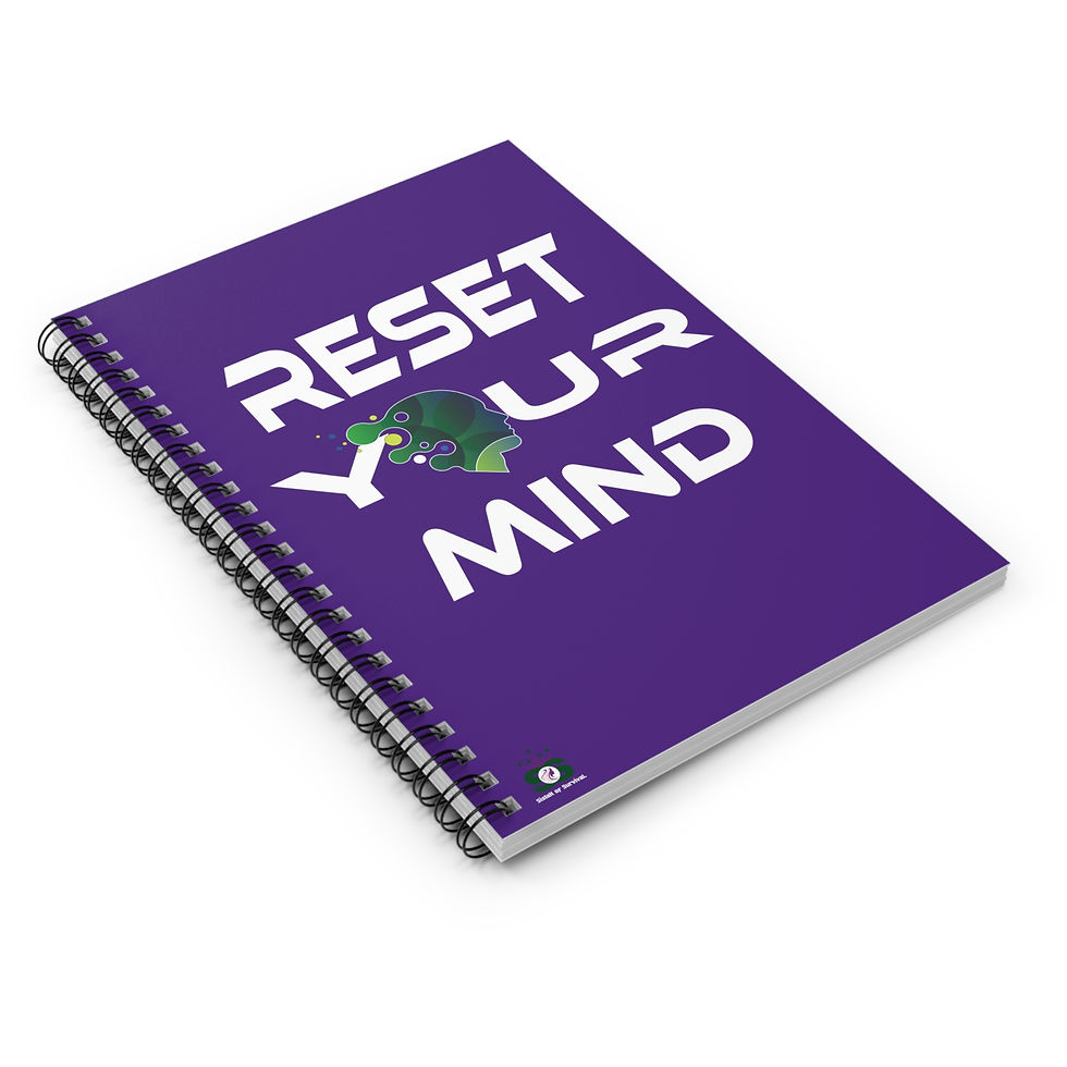 Miniatura: Reset Your Mind Spiral Notebook