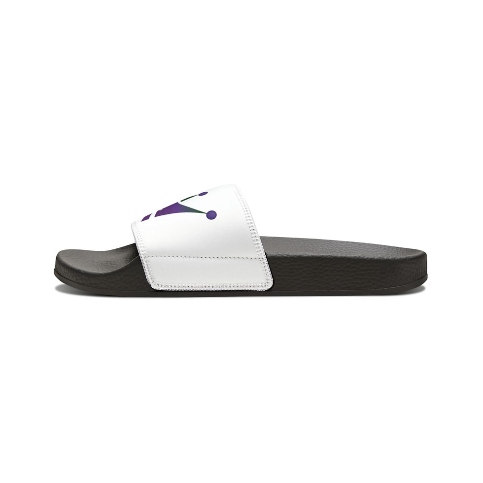 Thumbnail: SistaH of SurvivaL™️ Women's Slide | Purple-Green Crown
