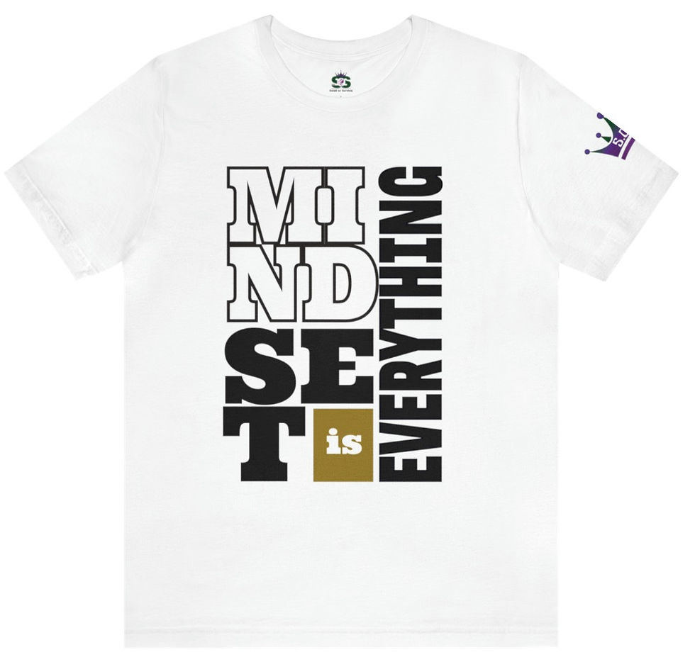 Miniatura: Mindset is Everything Unisex Jersey Short Sleeve Tee