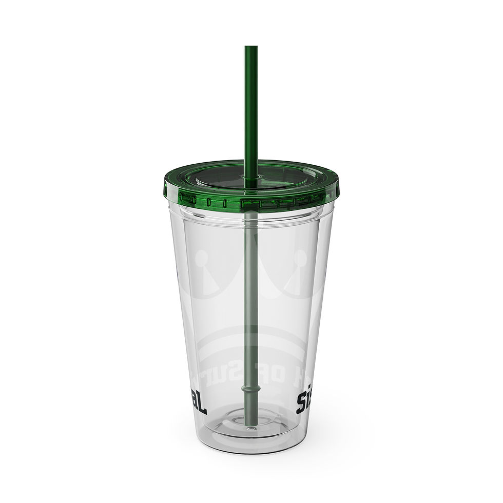 Miniatura: SistaH of SurvivaL™️ Sunsplash Tumbler with Straw, 16oz