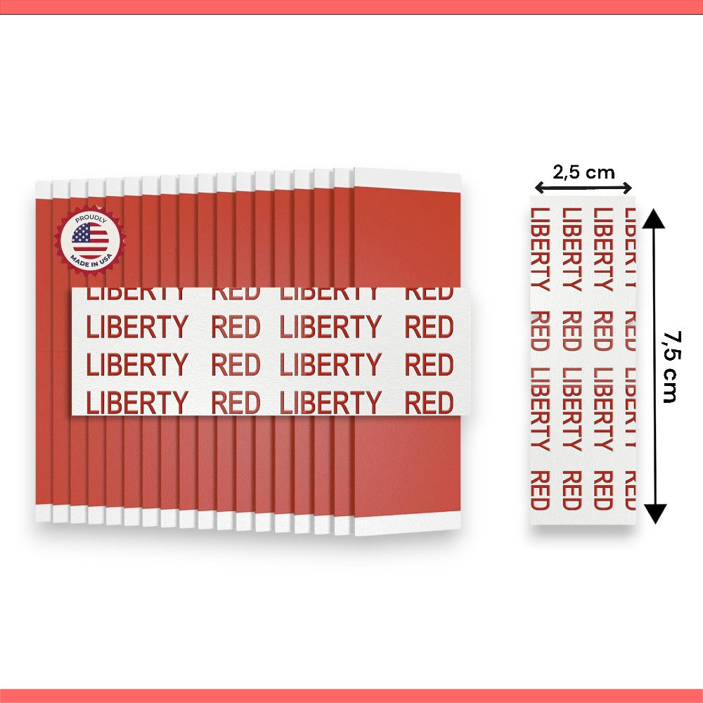 Sunshine Tape Liberty Red Protez Saç Bandı 2,5x7,5 cm