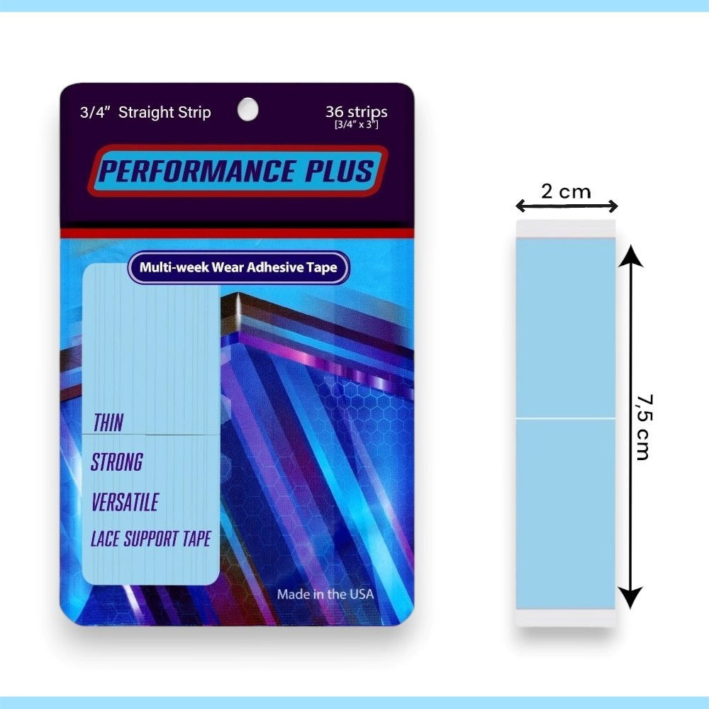 True Tape Performance Plus Düz Protez Saç Bandı 2cm x 7.5cm
