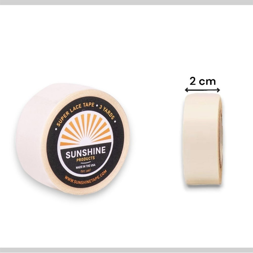 Sunshine Tape SuperLace 2cm genişliğinde rulo protez saç bandı