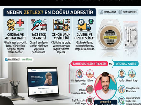 Protez Saç Bandı Nereden Alınır? En Doğru Adres: Zetlex