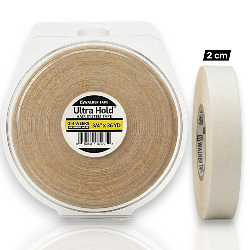 Walker Tape Ultra Hold rulo protez saç bandı, 2 cm genişlik