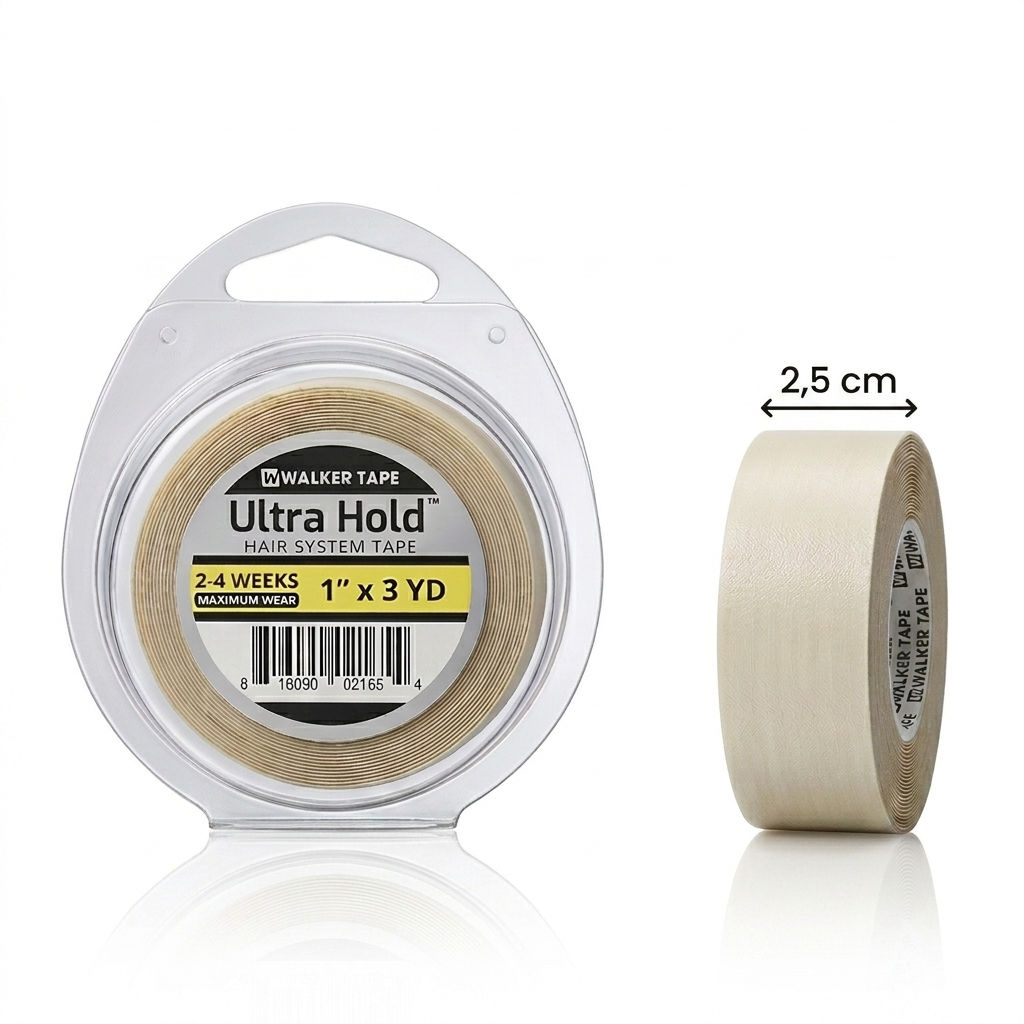Walker Tape Ultra Hold rulo protez saç bandı 2,5 cm x 2,74 m