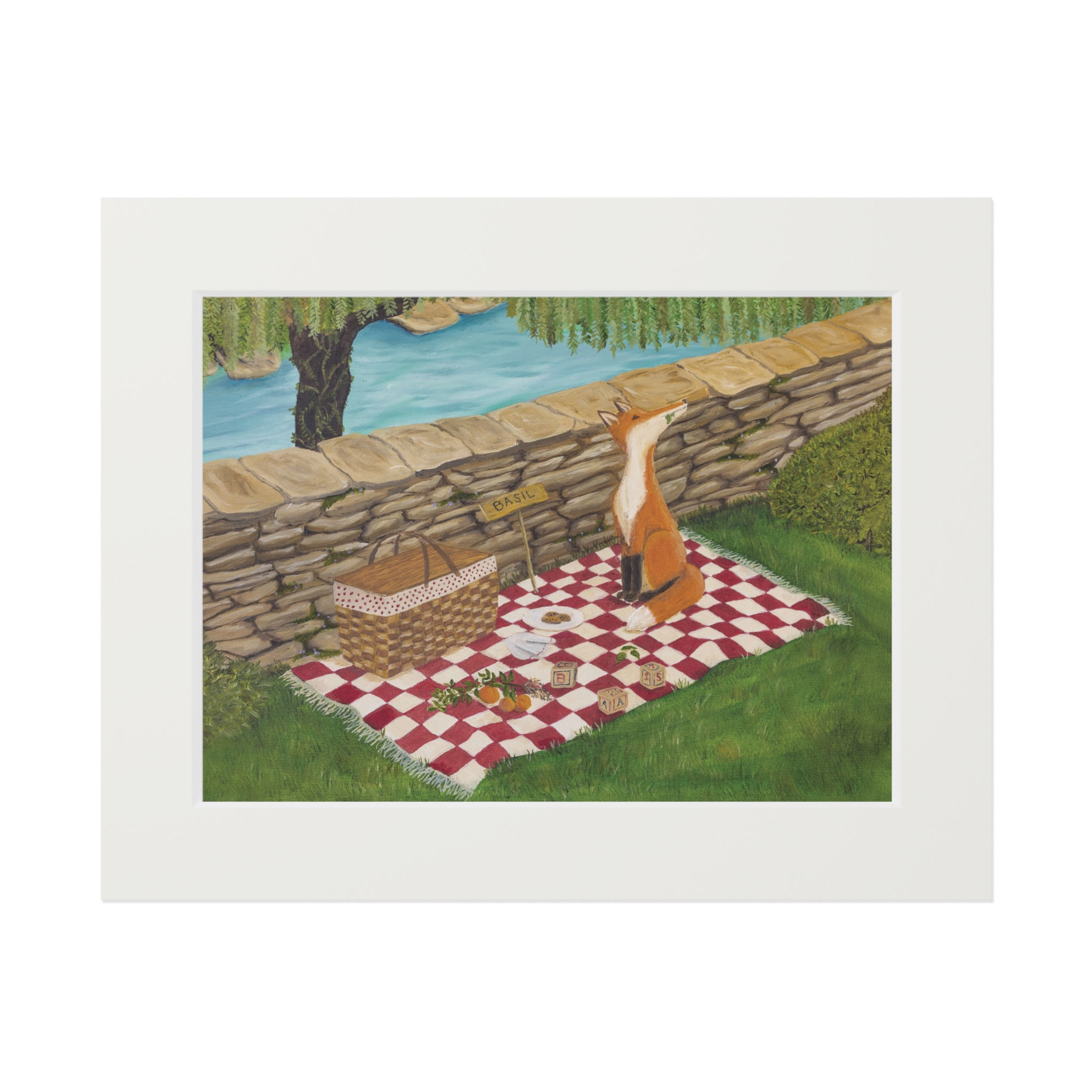 Apricot — Fine Art Giclée Print (Matted)