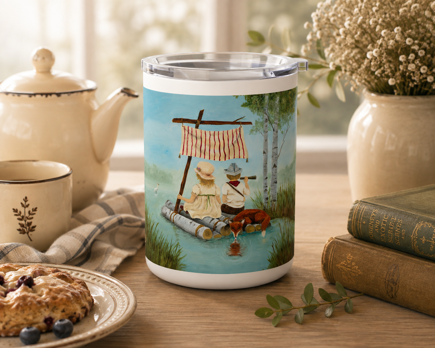 Pirates | Basil Winslow Insulated Art Mug | 10 oz