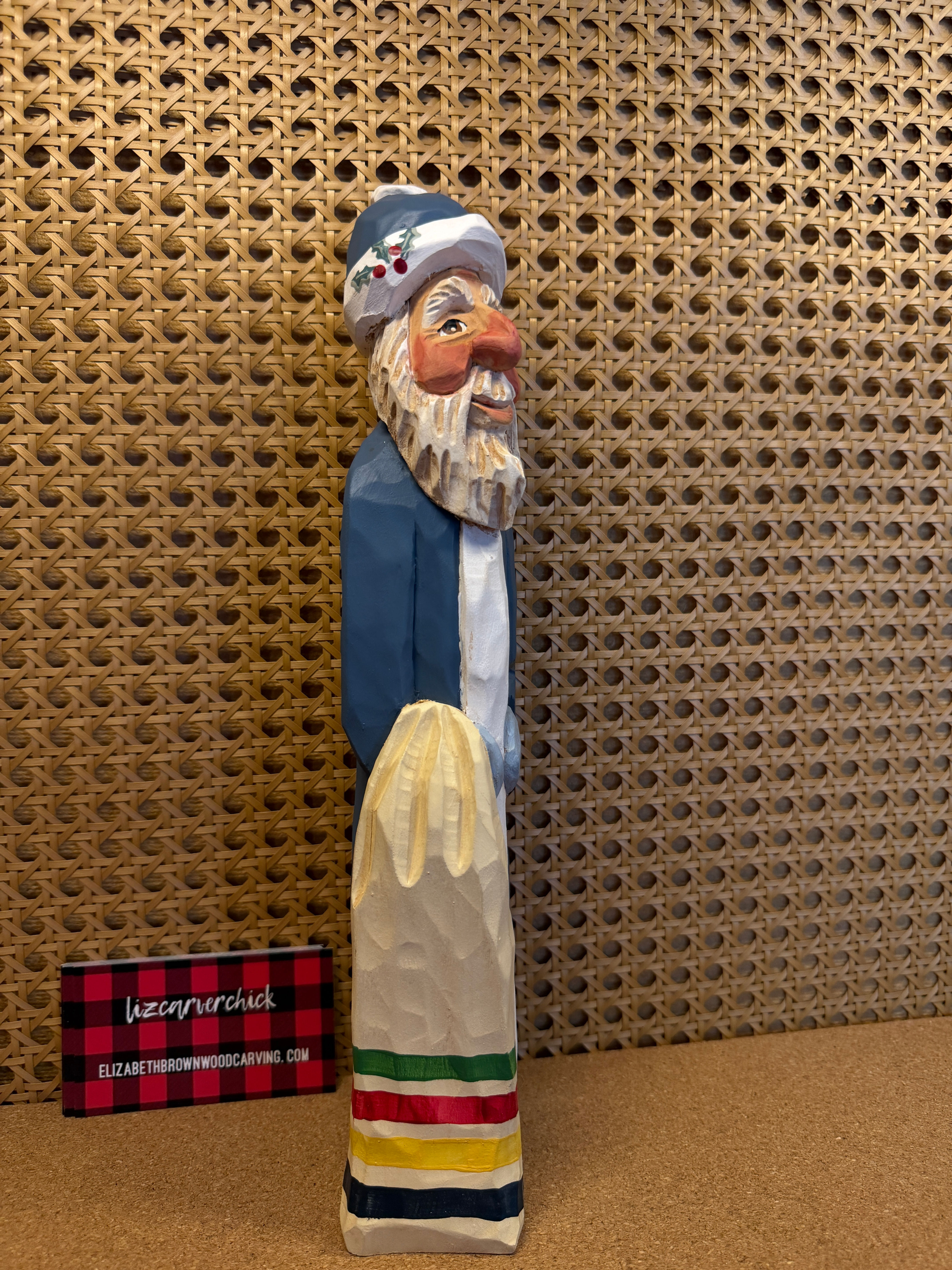 Hudson Bay Blanket Santa
