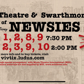 Newsies Stop the World at Viviana and SUMC