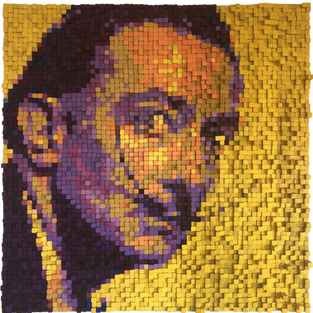 Iconic 3D Pixels, Salvador Dali